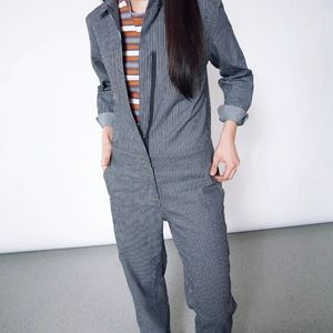 Wildfang RARE Railroad Stripe Coveralls